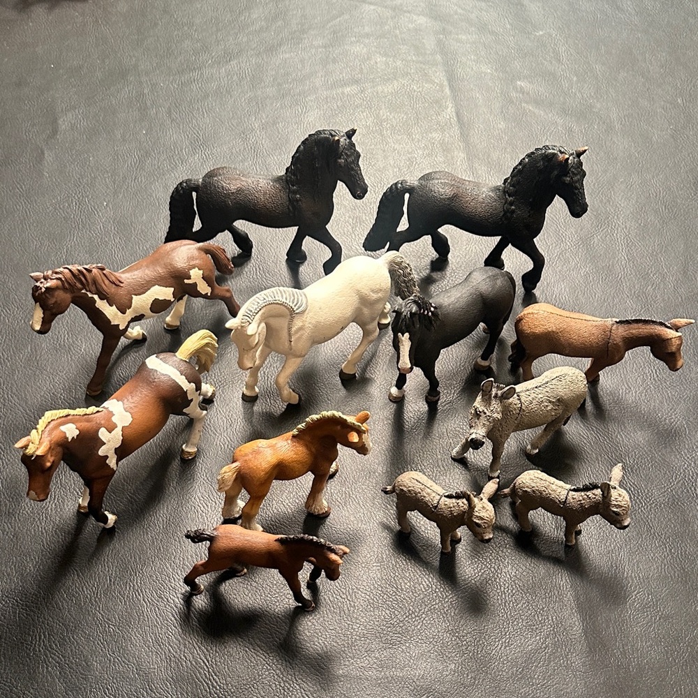 Schleich Horses & Donkey Animal Playset